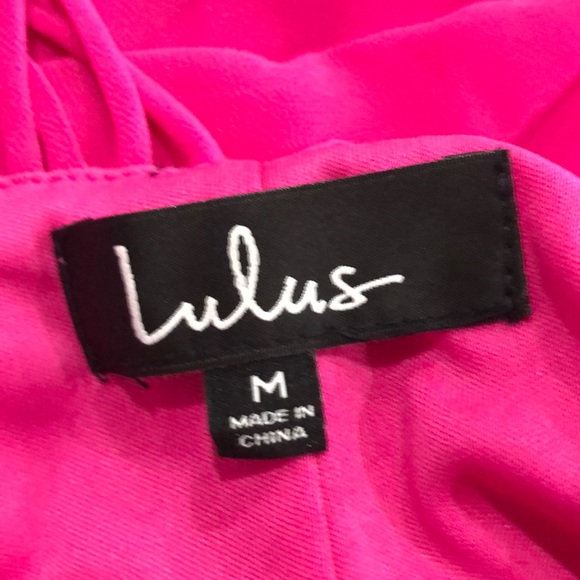 Lulus Pretty Pink dress size M - Picture 6 of 6